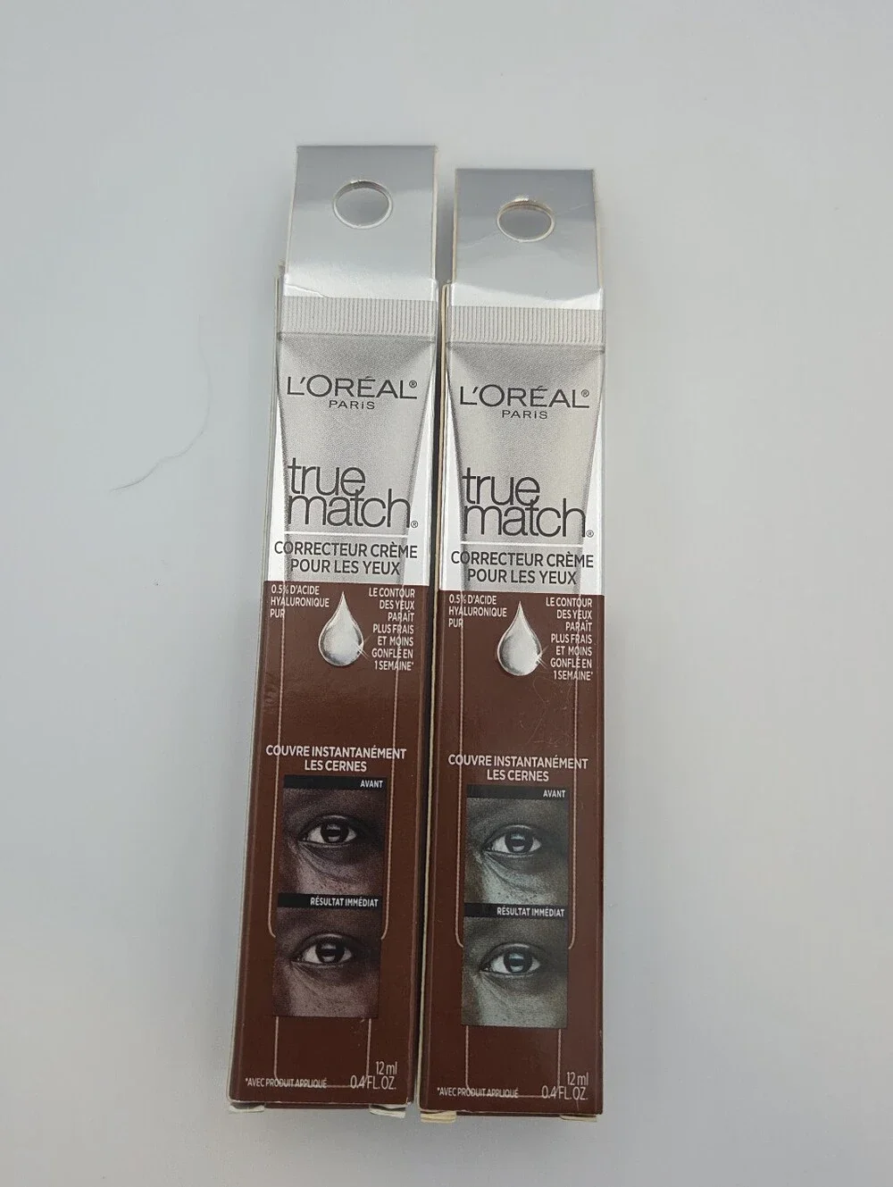 L'Oreal True Match Eye Cream Concealer C9-10 Deep Profound 2 Boxes Nwt